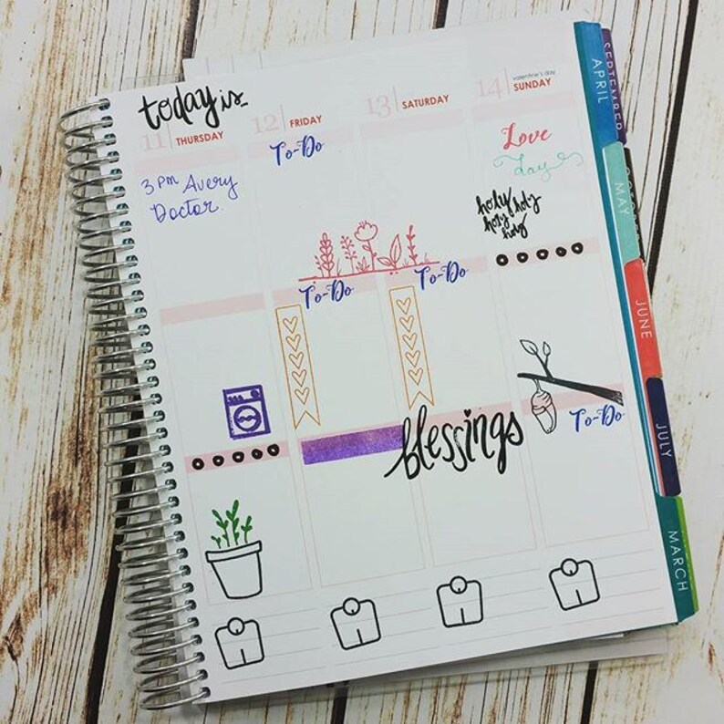 4x6 Large Icons Stamp Set