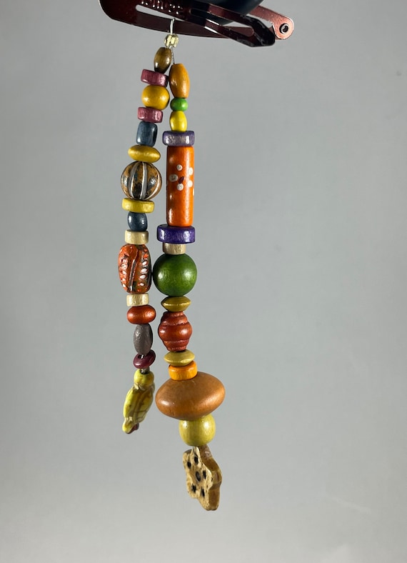 coloristherapy Pirate Beads Hair Clip Wood Beads
