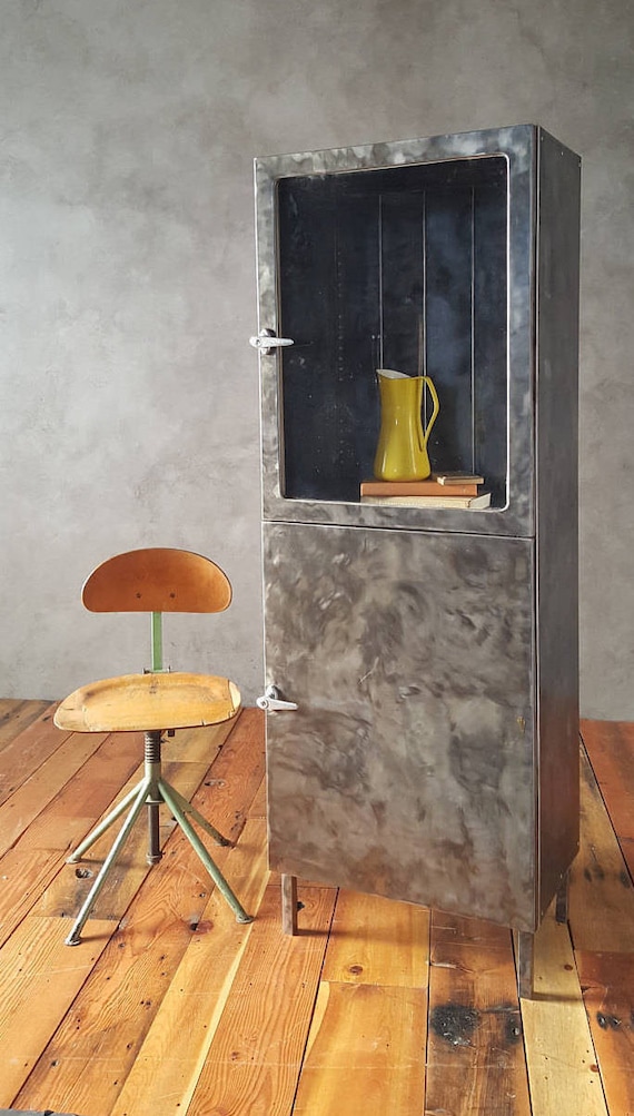 Vintage metal apothecary cabinet deals