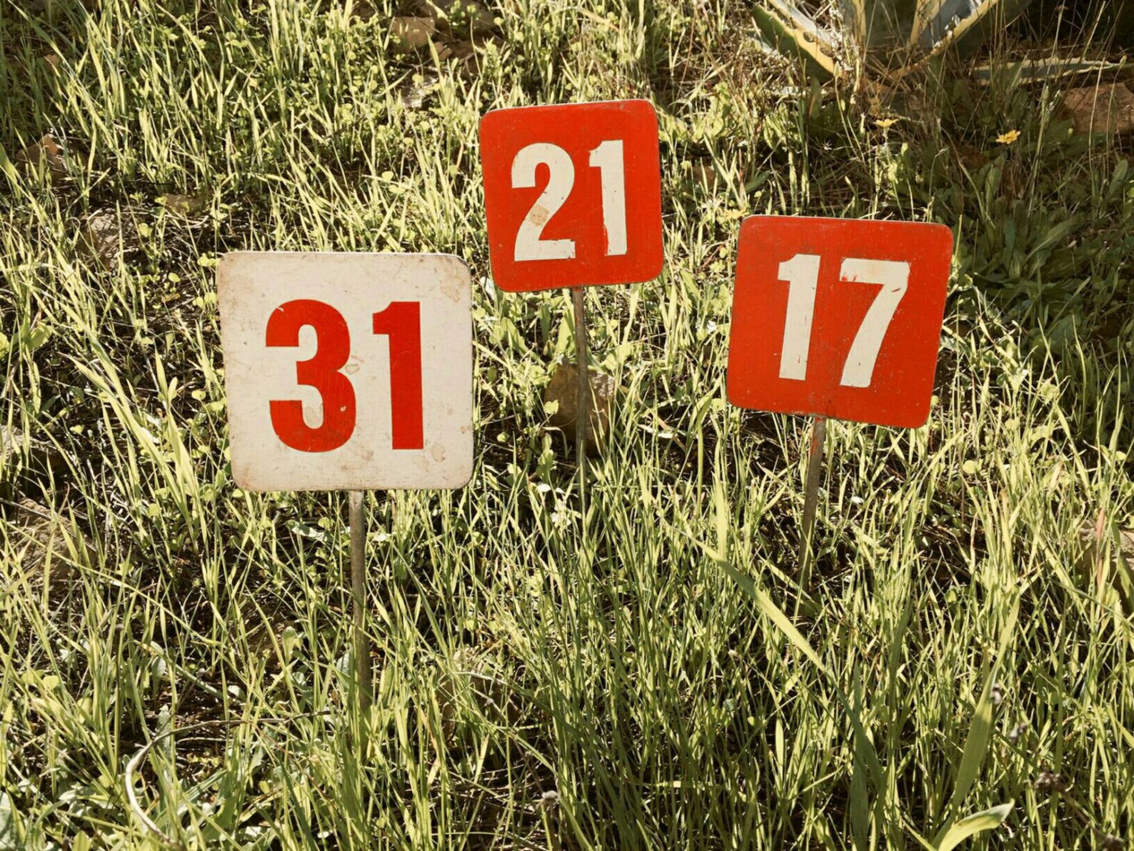 Number Signs Vintage Metal Signs Vintage Street Signsmetal Etsy