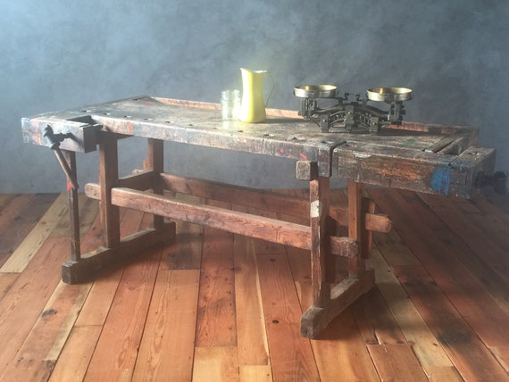 Antique 2024 kitchen bench
