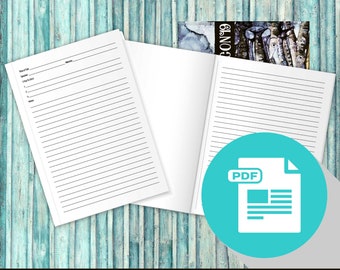 Printable Custom Conference Notebook Pages, DIY Make Your Own Notebook, Paperly People, Take Notes and Make Connections