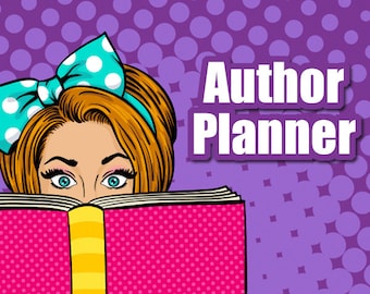 Authors Planner, 22 Page Writers Planner, Research, Book Marketing, Amazon Setup Sheet, Track Sales Promos, Writing A Book, PDF Printable