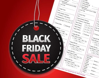 Black Friday Sales Worksheet | Map out your Black Friday & Cyber Monday Sales Plan, For Etsy Sellers, Marketing, Ecommerce, Ebay, Sales