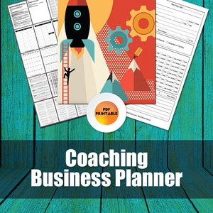 Coaches Planner | Business Planner For Life, Business, Fitness, Relationship or Any Other Kind of Coaching Program, Coaching Planner