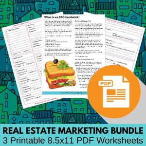 Real Estate Marketing Worksheets Perfect Listing Blog Post, Research SEO Competition, How To Make An SEO Sandwich image 1