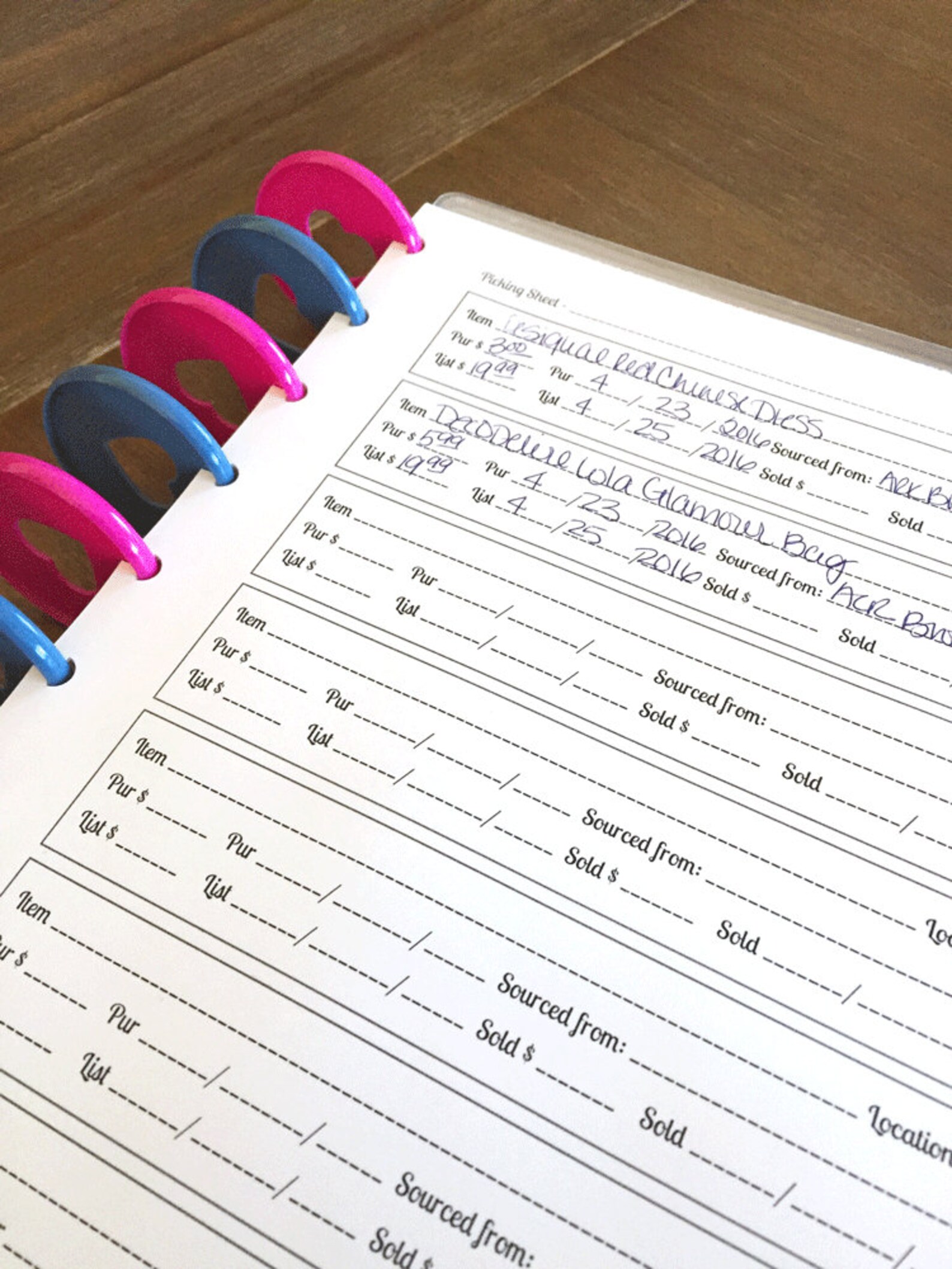 Picking Sheet For Etsy and Ebay Sellers Etsy Ebay or Amazon Etsy