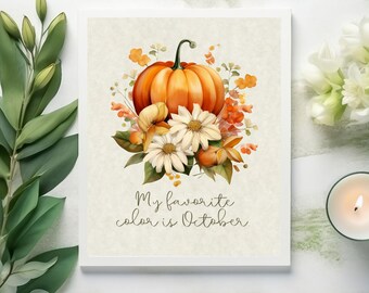 Cute Fall Quote Printable Wall Art | Autumn Decor | Trendy Office Wall Art | Seasonal Decor for Dorm Room | Fall Home Decor | Apartment Art
