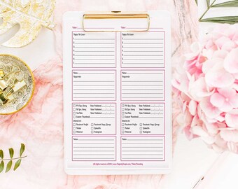 Video Creator Form, YouTube, Video Planner, Content Blogger Vlogger, For Video Bloggers, Printable Worksheet Digital Download