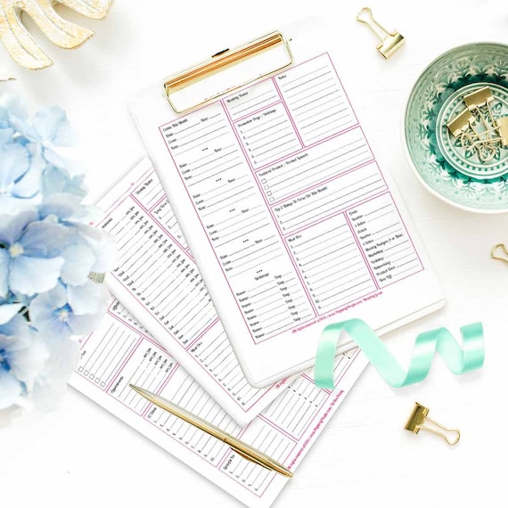 Business Calendar Kit Get All 3 Printable Planner Pages - Etsy