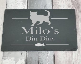 personalised cat food mat