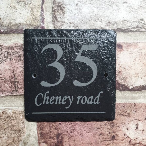 Door Number Road Name Etsy