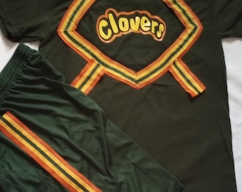 Clovers East Compton Toros Green Men&#39;s Kids T-shirt Pants Cheerleader Uniform Halloween Costume Cosplay
