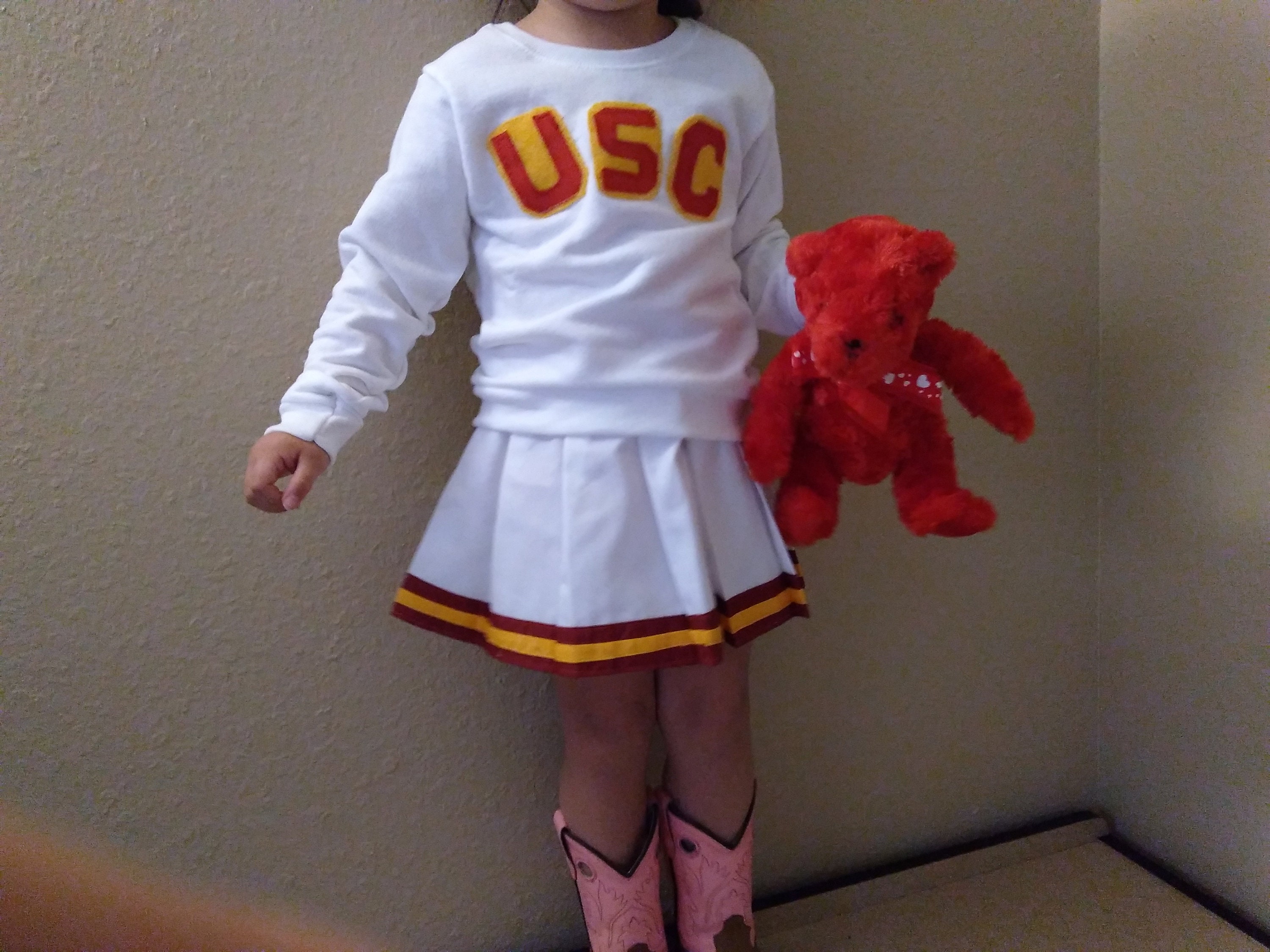 USC White Sweatshirt \u0026 Skirt Kids Child 