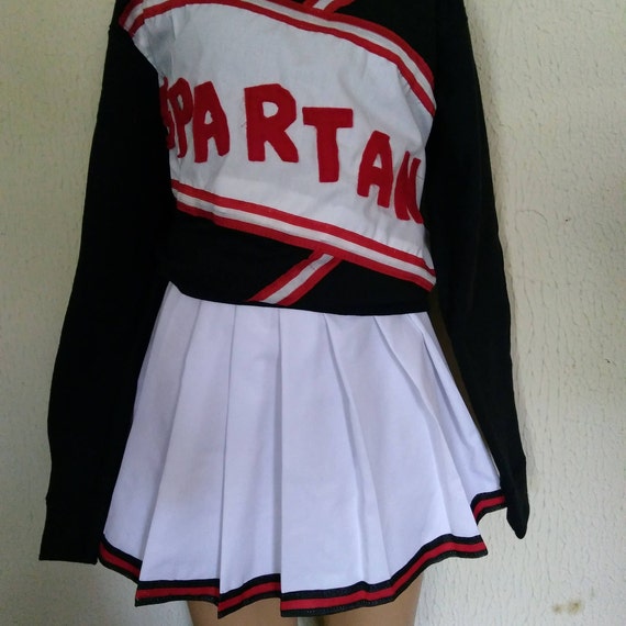 Spartans SNL East Lake Black Men s Women Kids Cheerleader Uniform