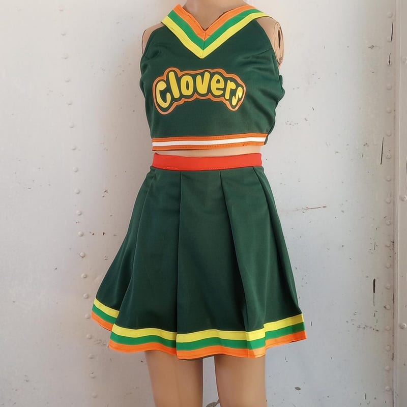 American Girls Bring It On Cheerleading Vert Femme Cosplay Costume