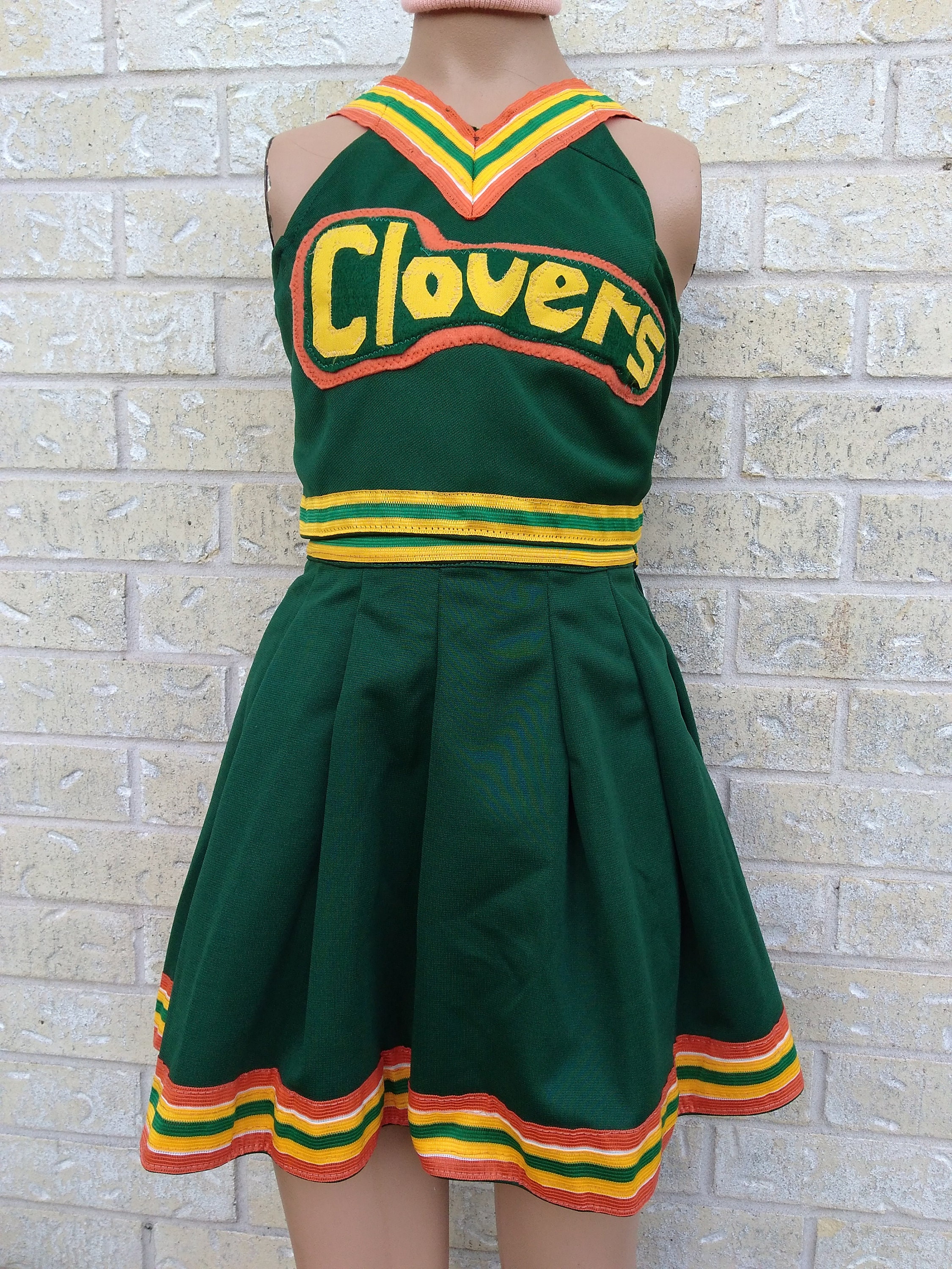 bring it on clover green cheerleader uniform halloween