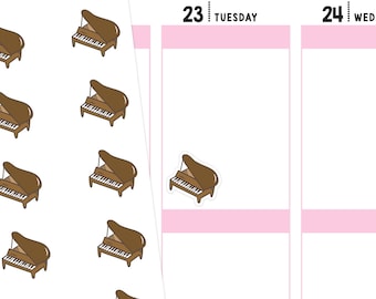 Piano Planner Stickers, Music Stickers, Musician Stickers