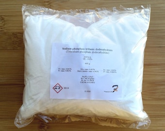 TrinatriumPhosphat-Dodecahydrat TSP (Natriumtribasic)- 98% rein 50-100g-200g-400g-0,8kg CAS 10101-89-0