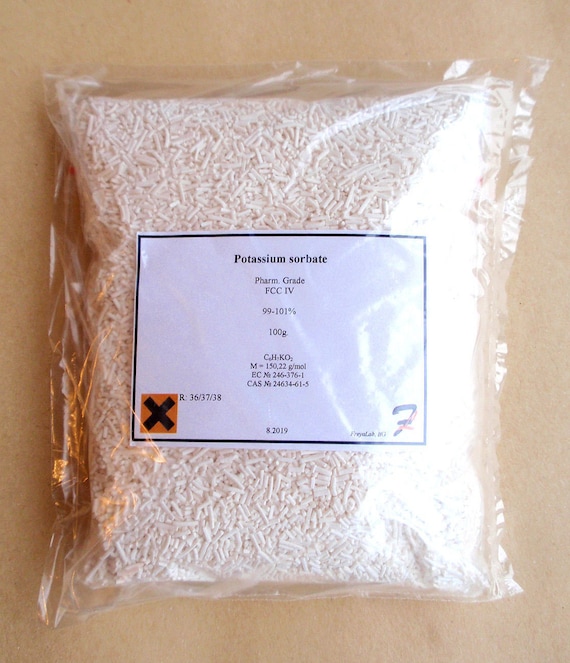 Potassium Sorbate E202 Preservative 99 Pharm. Grade Etsy India