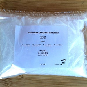 Ammonium dihydrogen phosphate (monoammonium, monobasic) - 99% p.a. powder 7722-76-1