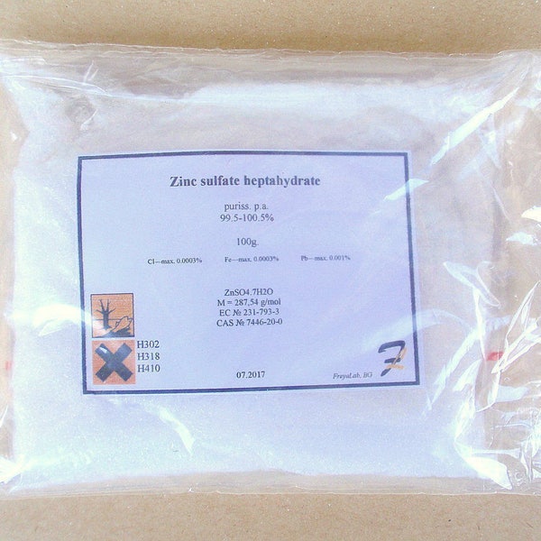 Zinksulfat Heptahydr - 99,7% reines Pulver 7446-20-0