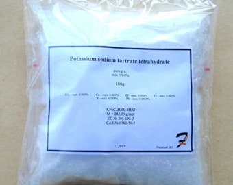 Kalium-Natriumtartrat- Tetrahydrat ( Rochelle Salz )- 99% rein p.a.