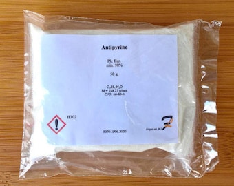 50g. Antipyrin (Phenazon) - 98% pharm. Qualitätspulver 60-80-0
