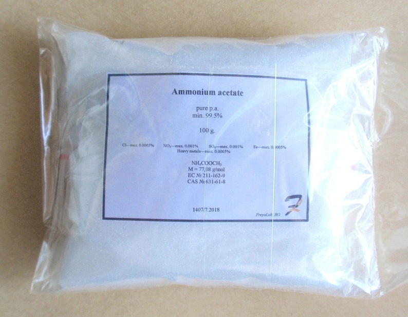 Ammoniumacetat 98 reines p.a. Pulver Etsy
