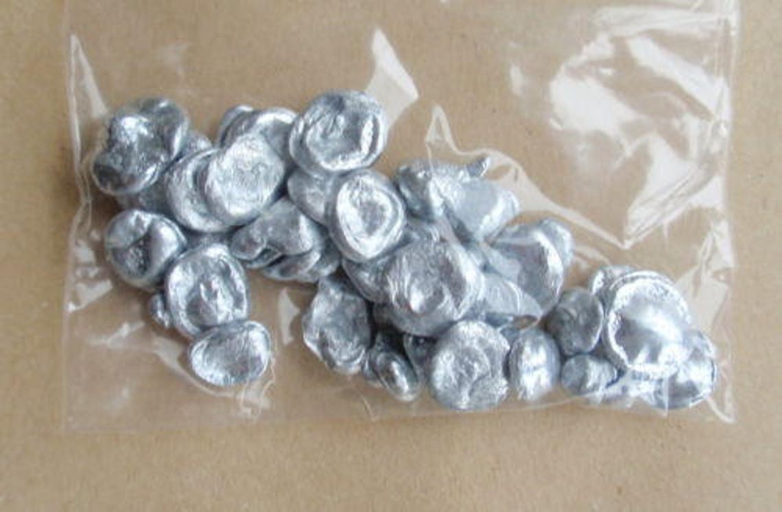 Zinc zn Granules Metal 99,5 Pure Element Granular Beads Etsy
