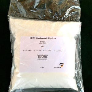 EDTA Disodium Salt Dihydrate (EDTA 2Na)- 99% pure p.a. powder