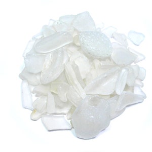 1/2 Lb Ice Color Replica Craft Beach / Sea Glass for Crafts Mosaic Lamp & Vase Filling