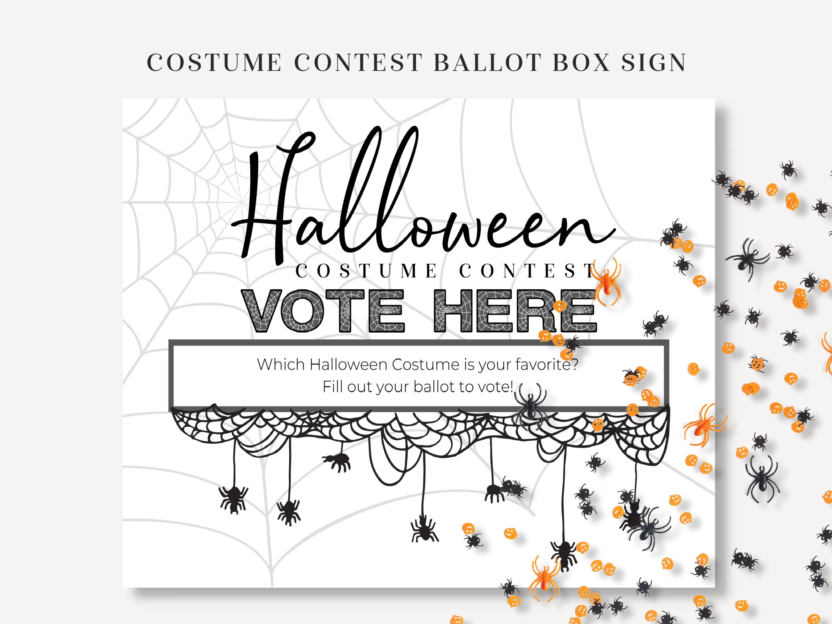 Halloween Printable Costume Contest Halloween Printables Halloween ...
