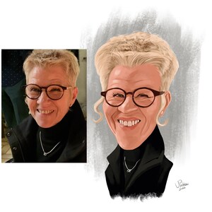Personalized Hand-Drawn digital Caricature - Perfect Gift for Every Occasion - Custom Funny Portraits from Photos