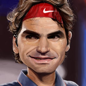 Custom Caricature painted in photoshop