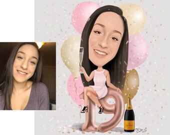 CUSTOM REALISTIC CARICATURE