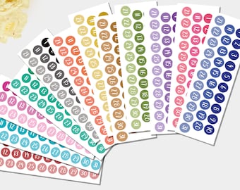 Date Cover Stickers, Round Date Cover, Dates Sticker book,Date Covers,Black Date Covers,Date Stickers,Small Dates Stickers,Number Stickers