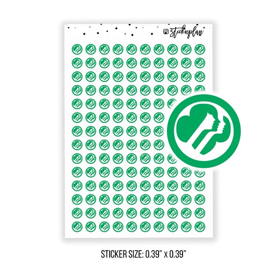Girl Scouts Stickers Scout Planner Stickers Etsy