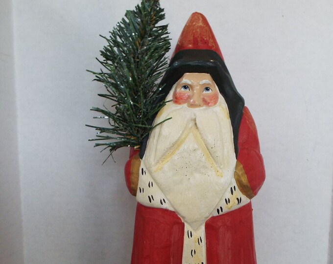 12 House of Hatten Christmas Santa Figurine 1995 Denice Calla Santa
