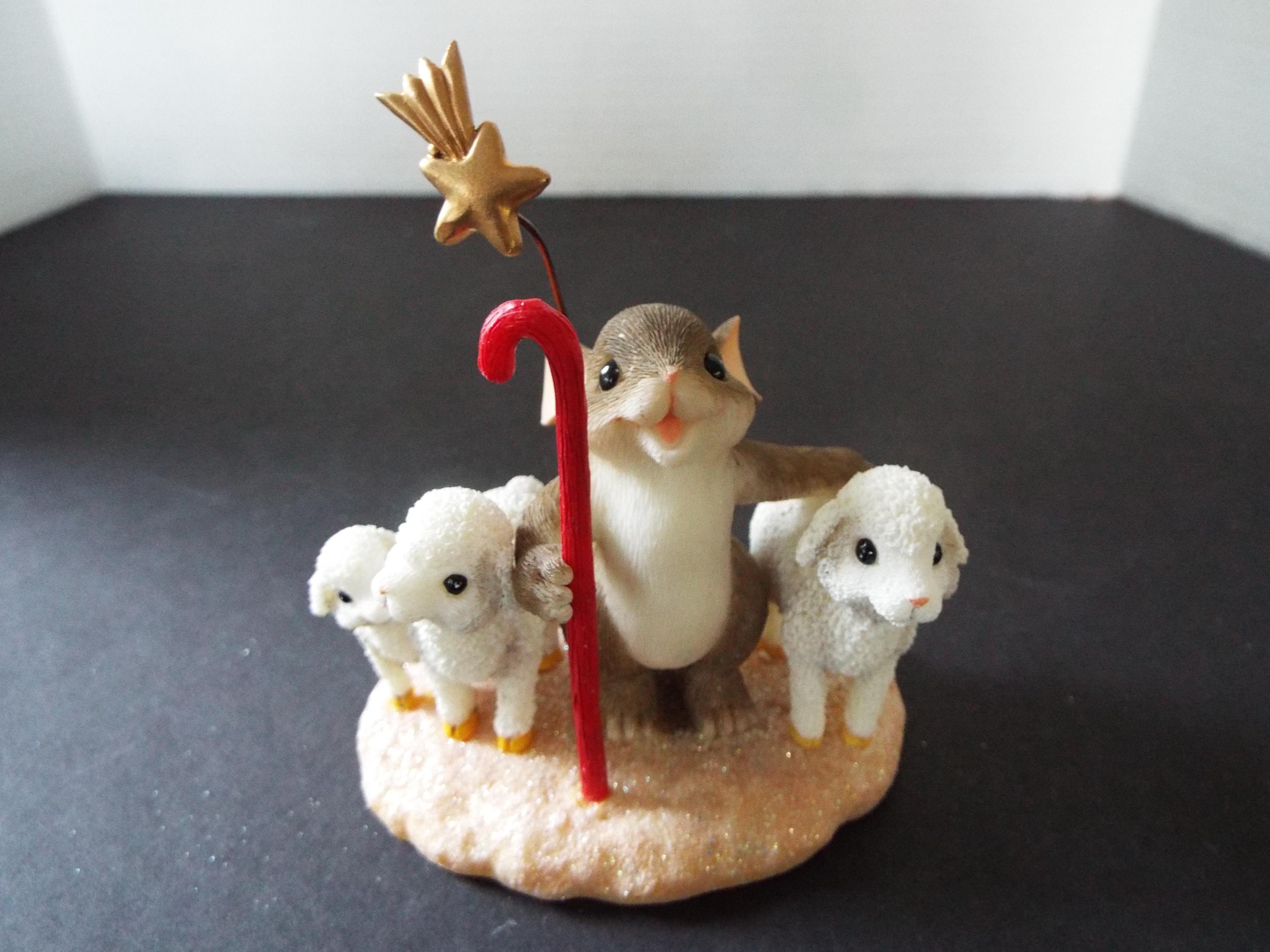 Charming Tails チャーミングテイルズ　子羊　アメリカ雑貨 Charming Tails Nativity - Etsy