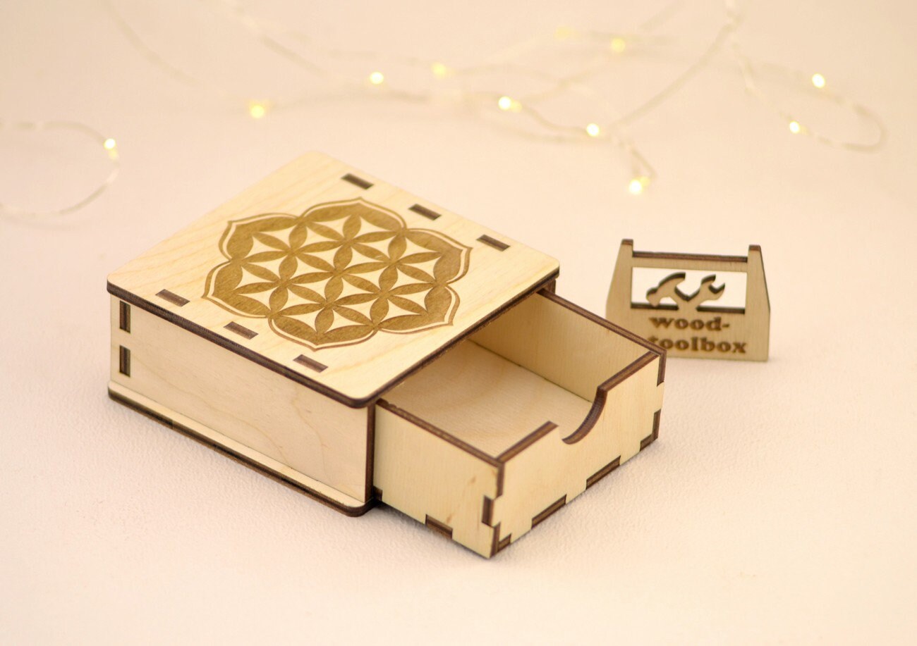 7 different types of small boxes Digital files laser cut Etsy