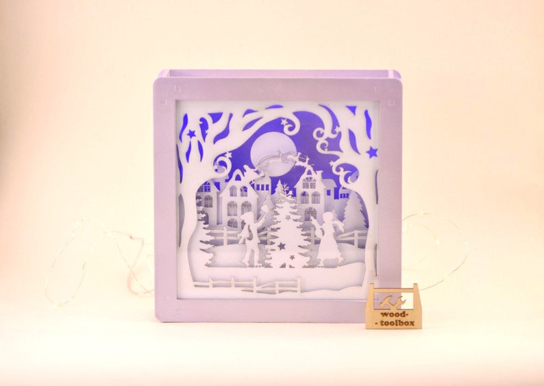 \u2013 Digital files Christmas Lightbox set2 3 pieces