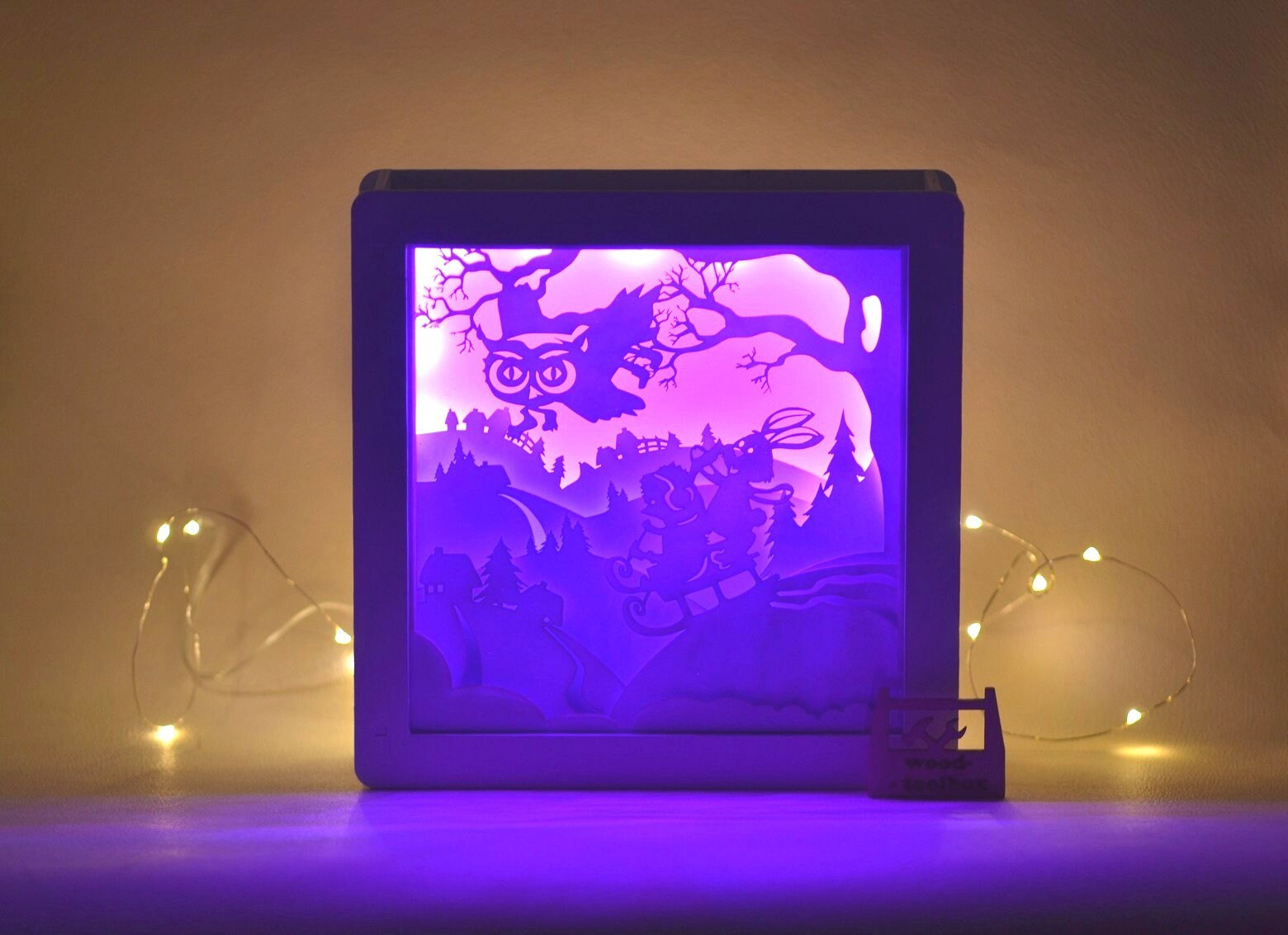 Christmas Lightbox Set1 3 Pieces Digital Files Laser Cut Etsy