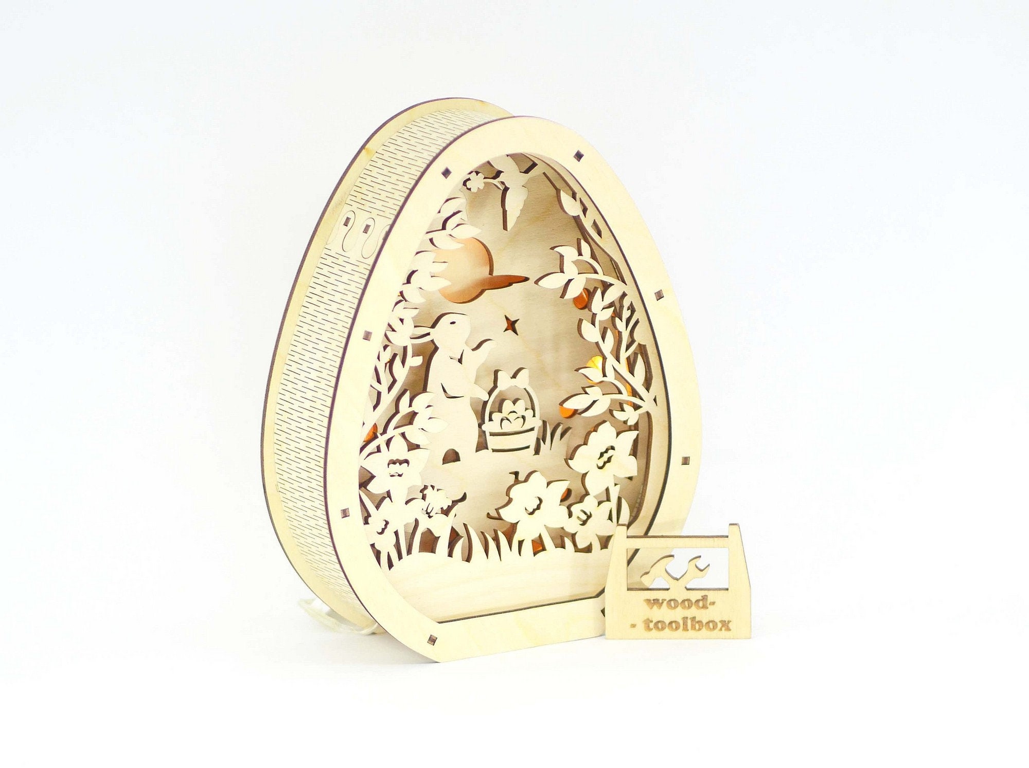 Ostereier ver2 Laser cut Datei für Ostern dxf svg design Etsy