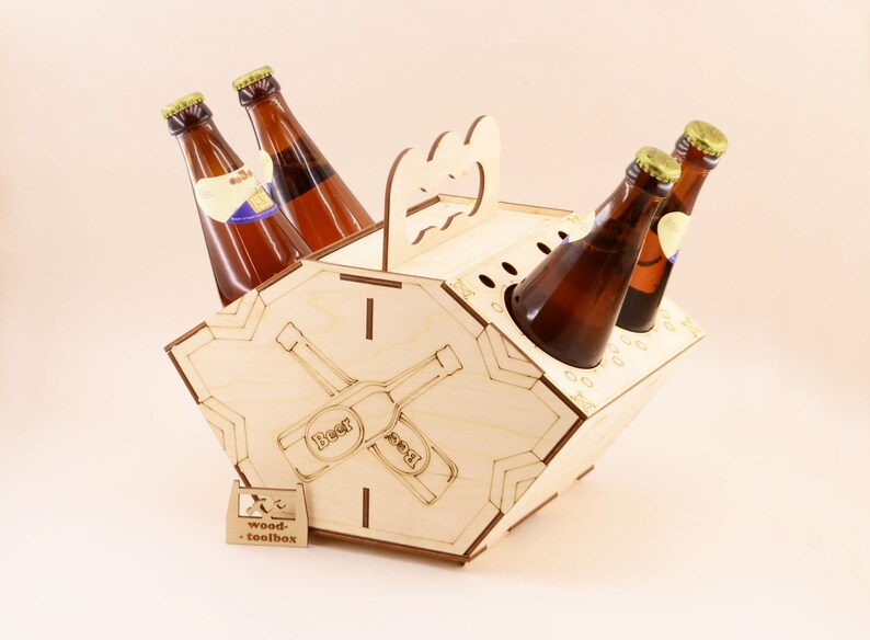 Beer box Digital files for laser cutting dxf svg design Etsy
