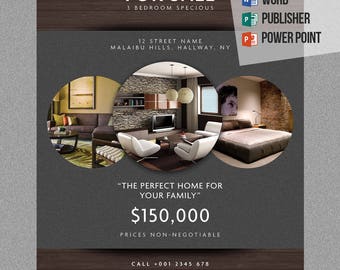 Real Estate Marketing Template for Realtor, Broker, Owner | Easy to edit | Simple & Effective | INSTANT DOWNLOAD - Best Seller on Etsy