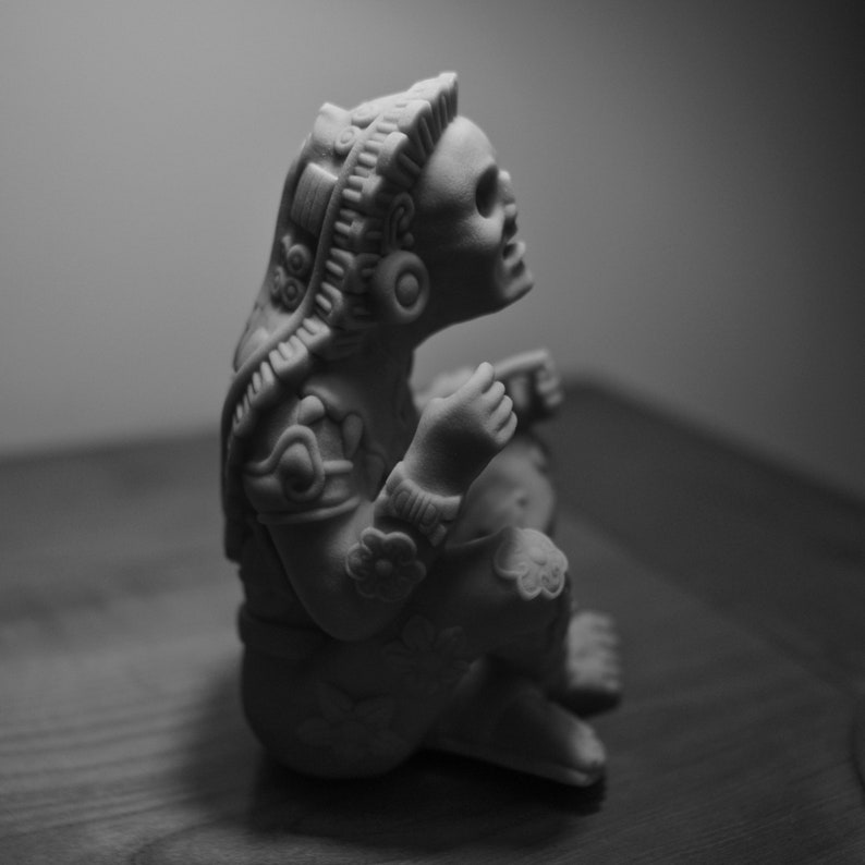 Xochipilli Statue Replica 16, 21, 27 Gold 32cm Etsy