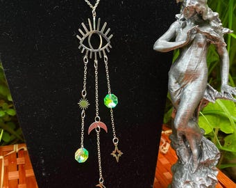 Your Eyes Shine Brighter than the Stars ~  Celestial Goddess SoulSpeaker Necklace by Ria ~