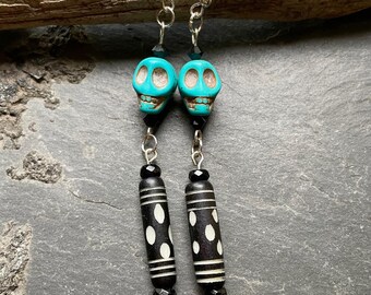 Beneath the Bone ~ Skull & Bone SoulSpeaker Earrings by Ria