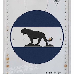 Penn State Nittany Lions | &quot;Vintage Aircraft&quot; Roundel Print in Team Colors of Your Favorite School | Great for Kids & Man Caves |